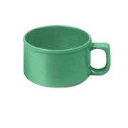 Thunder Group CR9016GR 4" Soup Mug, Green 10 oz. | Case of 12