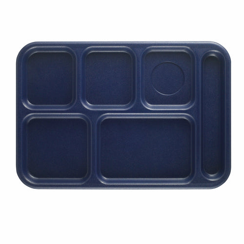 Cambro BCT1014 6 Compartment Budget School Tray | 10" x 14-1/2"