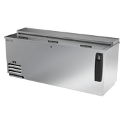 Beverage Air DW79HC-S 80" Stainless Steel Deep Well Bottle Cooler | 24.1 Cu. Ft.