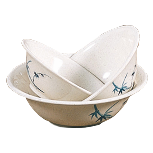 Thunder Group 5108BB 8" Deep Bowl, Blue Bamboo 34 oz. | Case of 12