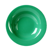 Thunder Group CR5077GR 7 3/4" Wide Rim Salad Bowl, Green 8 oz. | Case of 12