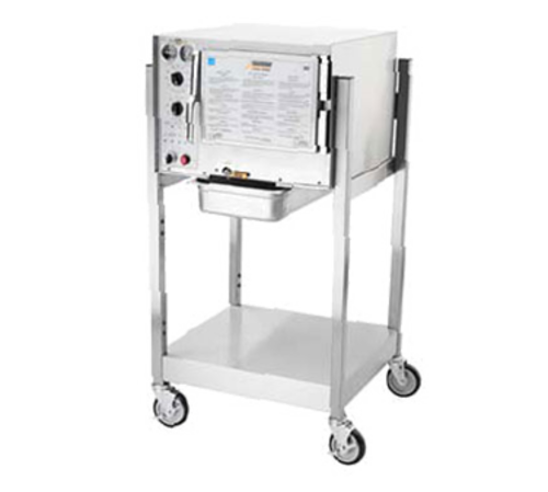 AccuTemp S32083D100 SGL Steam&Hold 3 Pan Electric Floor Model Convection Steamer | 208V