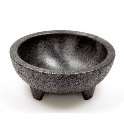 Winco PMSB-4 4 oz. Molcajete Salsa Bowl | Case of 4