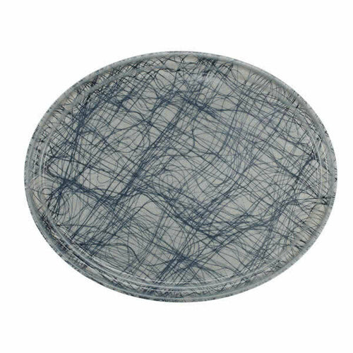 Cambro 2500 Camtray Fiberglass Oval Serving Tray | 19-1/4" x 24"