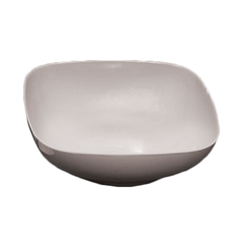 Thunder Group 128 oz. Square Passion White Melamine Serving Bowl | Model No. PS3111W
