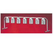 Nemco 6008-7 7 Bulb Infrared Portable Counter Heat Lamp | 1,750 Watts