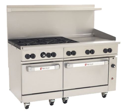 Wolf C60SS-6B24GT 60" Gas Range