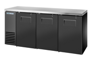 True Mfg. TBB24-72-3S-Z1-SFT-B-1 Back Bar Cooler
