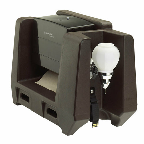 Cambro HWATD Table Top Hand Washing Station w/ Multi-Fold Paper Towel & Soap Dispenser