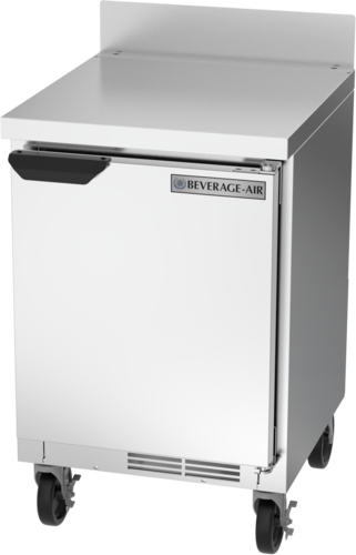 Beverage Air WTR20HC 20" Shallow Depth Worktop Refrigerator with 4" Backsplash | 2.25 Cu. Ft.