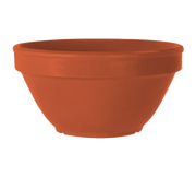 G.E.T. BC-170-RO Diamond Mardi Gras 8 oz. Rio Orange Melamine Bouillon Cup | Case of 48