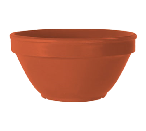 G.E.T. BC-170-RO Diamond Mardi Gras 8 oz. Rio Orange Melamine Bouillon Cup | Case of 48