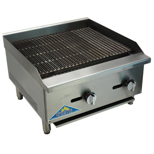 Comstock-Castle CCELB36 36" Countertop Gas Lava Rock Charbroiler | 90,000 BTU