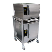 AccuTemp E3/E62081D060 DBL Evolution 9 Pan Electric Floor Model Convection Steamer | 208V