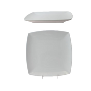 Thunder Group 29010WT 1" Deep 10" Square Plate | Case of 12