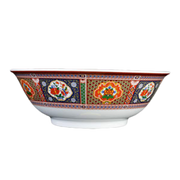 Thunder Group 5075TP 8 3/4" Rimless Bowl Peacock 52 oz. | Case of 12