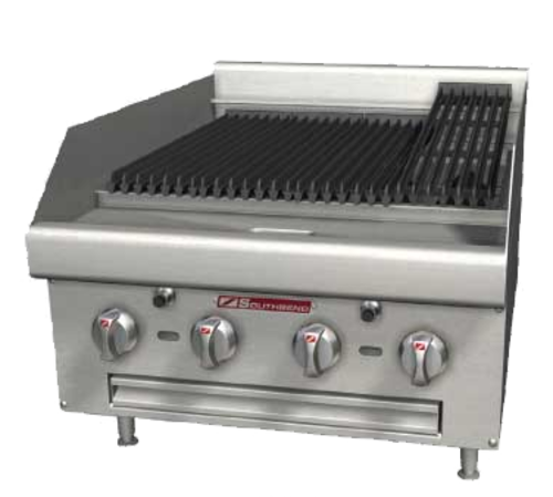 Southbend HDCL-36 36" Countertop Lava Rock Gas Charbroiler | 120,000 BTU