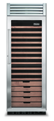Viking VCWD630-SG41A 30" Dual Zone Wine Cooler | 160 Bottle Capacity