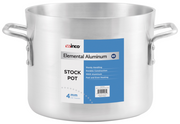 Winco ALST-12 12 qt. Aluminum Stock Pot