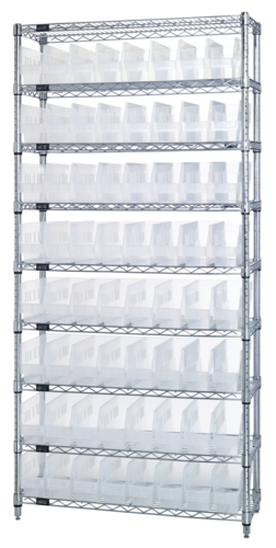 Quantum WR9-205CL Shelving Unit, Wire