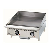 Star Ultra-Max 824TA 24" Thermostatic Countertop Gas Griddle w/ 1" Steel Plate | 60,000 BTU