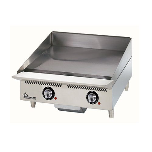 Star Ultra-Max 824TA 24" Thermostatic Countertop Gas Griddle w/ 1" Steel Plate | 60,000 BTU