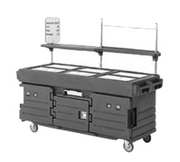 Cambro KVC856 CamKiosk 6 Full Sized Well Merchandising Cart Only | 85-1/8" x 33-1/2"