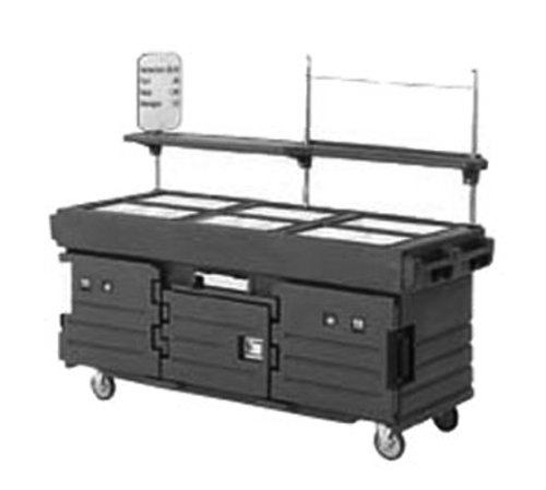 Cambro KVC856 CamKiosk 6 Full Sized Well Merchandising Cart Only | 85-1/8" x 33-1/2"