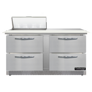 Continental Refrigerator D60N8C-FB-D Refrigerated Counter, Sandwich / Salad Unit