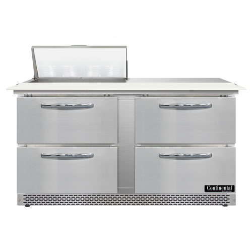 Continental Refrigerator D60N8C-FB-D Refrigerated Counter, Sandwich / Salad Unit