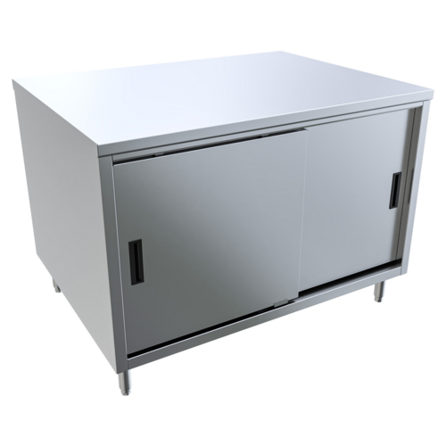 BK Resources CST-3648S Work Table, Cabinet Base Sliding Doors