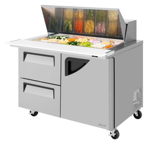 Turbo Air TST-48SD-18-D2R-N Mega Top Sandwich / Salad Prep Table