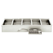 APW Wyott HFW-5DS Infinite Drop-In Hot Food Well w/ Drain | (5) 12" x 20" Wells