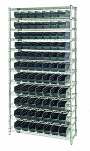 Quantum WR12-103CO Shelving Unit, Wire