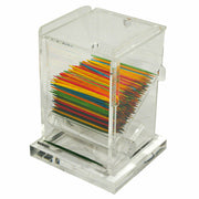 Winco ACTD-3 Acrylic Toothpick Dispenser