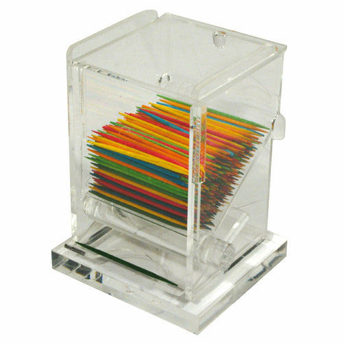 Winco ACTD-3 Acrylic Toothpick Dispenser