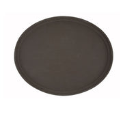 Winco TRH-2722 27" Oval Serving Tray | Brown