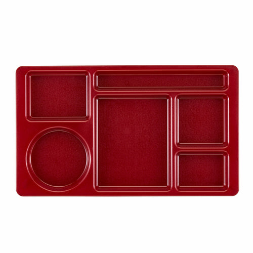 Cambro 915CW Camwear 6 Compartment Eco-safe Tray | 8-3/4" x 15"