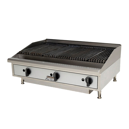 Toastmaster TMLC36 36" Lava Rock Gas Charbroiler | 90,000 BTU