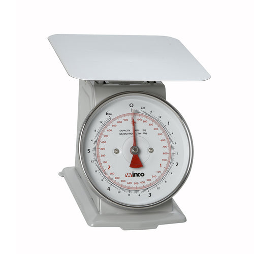 Winco SCAL-66  6 lb. x 1/2 oz. Portion Scale | 6-1/2" Dial