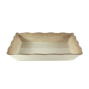 Thunder Group SD3314J 96 oz. Jazz-Patterned Rectangular Serving Bowl