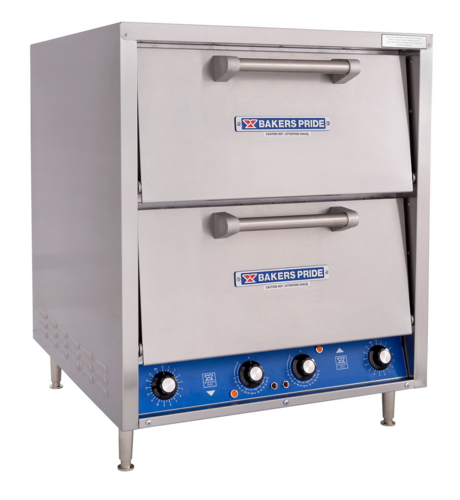 Bakers Pride P44S 21" Electric Countertop Double Pizza / Pretzel Oven | 7,200 Watt