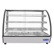 Atosa CHDC-56 36" Countertop Curved Glass Heated Display Case | 5.7 Cu. Ft.