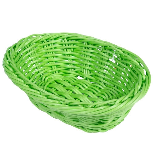 G.E.T. WB-1503 9 x 6-3/4" Oval Polyweave Basket