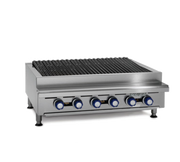 Imperial IRB-36 36" Countertop Gas Radiant Charbroiler | 90,000 BTU