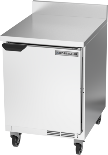Beverage Air WTR24AHC-FIP 24" Worktop Refrigerator with 4" Foamed-In Backsplash | 5.16 Cu. Ft.