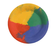 G.E.T. WP-6-CE Diamond Celebration 6-1/2" Melamine Plate | Case of 48