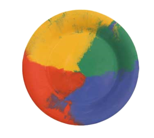 G.E.T. WP-6-CE Diamond Celebration 6-1/2" Melamine Plate | Case of 48