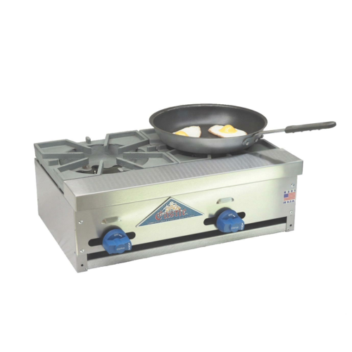 Comstock-Castle FHP2 24" 4-Burner Countertop Gas Hot Plate | 48,000 BTU