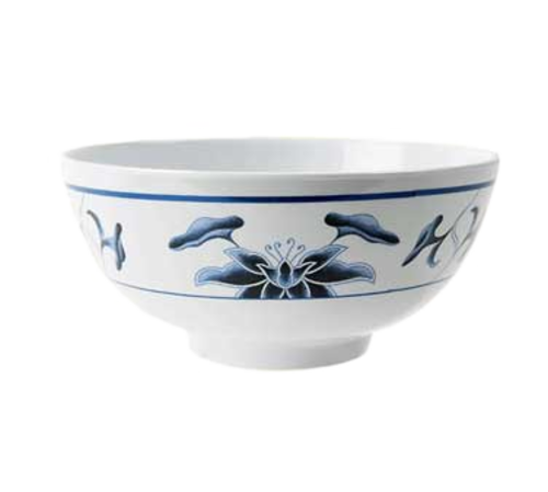 G.E.T. M-707-B Water Lily 7" 40 oz. Melamine Rice Bowl | Case of 12